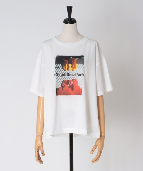 DRESSLAVE(ドレスレイブ)の「perfect balance Tshirt(パーフェクトバランスTシャツ)(Tシャツ/カットソー・レディース・ホワイト/ベージュ・38)」の8枚目の写真