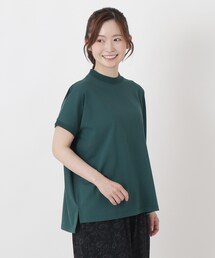 【ひんやり】接触冷感 綿天竺フレンチスリーブプルオーバー