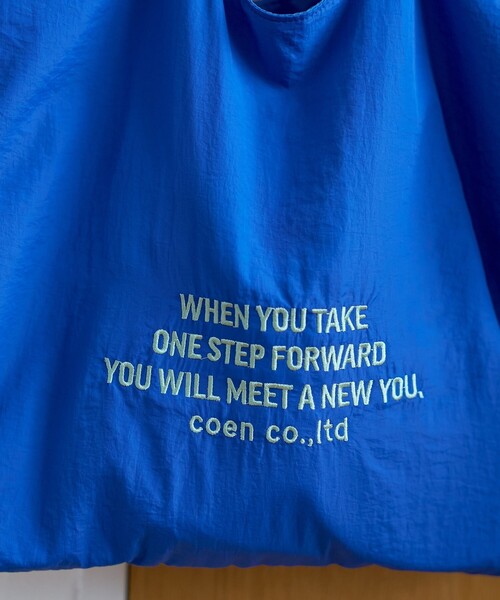 coen(コーエン)の「ロゴ刺繍 2wayパラコードトートバッグ(トートバッグ・レディース・コバルトブルー/その他7/シルバー/オリーブ/ブラック/その他4・FREE)」の18枚目の写真