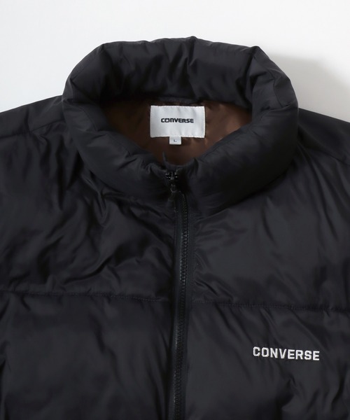 CONVERSE(コンバース)の「2026AW CONVERSE/コンバース OPTOMAX ECO/オプトマックスエコ ナイロン 撥水 裏配色 中綿スタンドジャケット レディース メンズ(ダウンジャケット/コート・メンズ・ブラック/モスグリーン/ブルーグリーン/ブラウン・LL/L/M)」の10枚目の写真