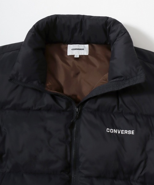 CONVERSE(コンバース)の「2026AW CONVERSE/コンバース OPTOMAX ECO/オプトマックスエコ ナイロン 撥水 裏配色 中綿スタンドジャケット レディース メンズ(ダウンジャケット/コート・メンズ・ブラック/モスグリーン/ブルーグリーン/ブラウン・LL/L/M)」の11枚目の写真