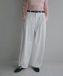 TUCK BARREL PANTS