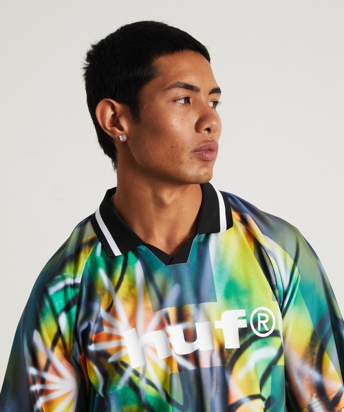 HUF(ハフ)の「KENNY SCHARF MULTITUD SOCCER JERSEY(Tシャツ/カットソー・メンズ・マルチ・M/S/L)」の12枚目の写真