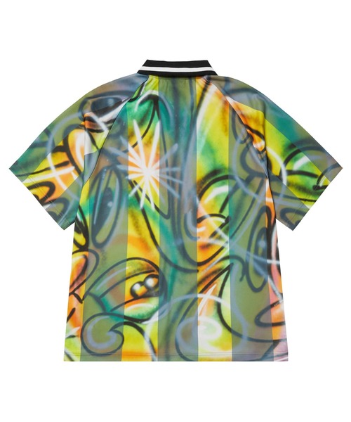 HUF(ハフ)の「KENNY SCHARF MULTITUD SOCCER JERSEY(Tシャツ/カットソー・メンズ・マルチ・M/S/L)」の5枚目の写真