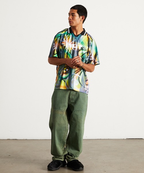HUF(ハフ)の「KENNY SCHARF MULTITUD SOCCER JERSEY(Tシャツ/カットソー・メンズ・マルチ・M/S/L)」の9枚目の写真