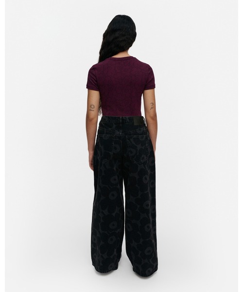 marimekko(マリメッコ)の「【Maridenim】 Loose Unikko / jeans S(デニムパンツ・レディース・ブラック・27inch/26inch/25inch/30inch/29inch/28inch)」の3枚目の写真