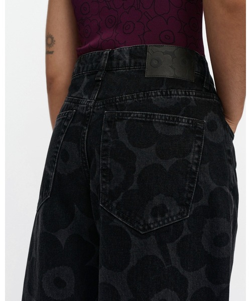 marimekko(マリメッコ)の「【Maridenim】 Loose Unikko / jeans S(デニムパンツ・レディース・ブラック・27inch/26inch/25inch/30inch/29inch/28inch)」の4枚目の写真
