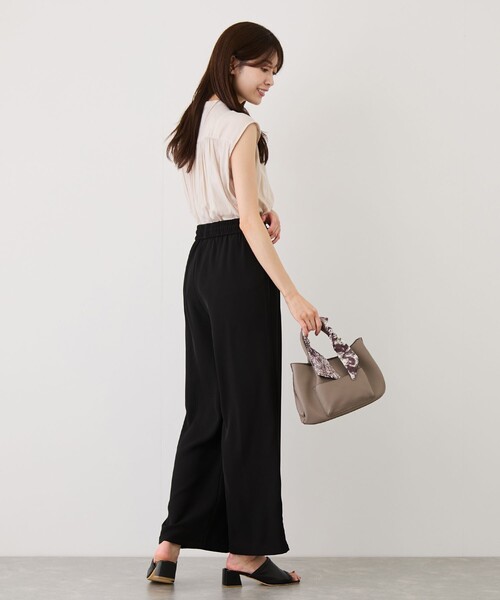 Jayro(ジャイロ)の「ジョーゼットワイドイージーパンツ(その他パンツ・レディース・ホワイト系その他/ブラウン/チャコールグレー/ブラック・M)」の21枚目の写真