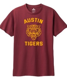 Ol' Basics（オール・ベーシックス） 半袖Tシャツ AUSTIN ロゴ タイガー プリント 5.6オンス トップス カットソー メンズ ユニセックス