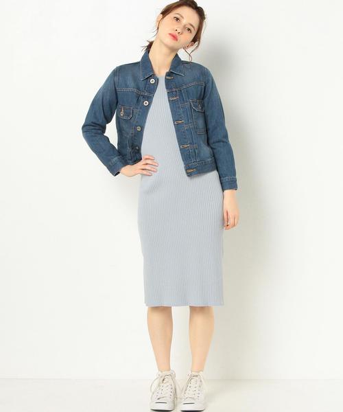 Another Edition（アナザーエディション）の「デニムジャケットセカンド/AEBC DNM G-JK 2ND◆（デニムジャケット・レディース・コバルトブルー・SMALL/MEDIUM）」の5枚目の写真