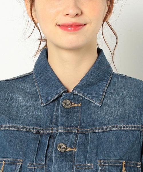 Another Edition（アナザーエディション）の「デニムジャケットセカンド/AEBC DNM G-JK 2ND◆（デニムジャケット・レディース・コバルトブルー・SMALL/MEDIUM）」の6枚目の写真