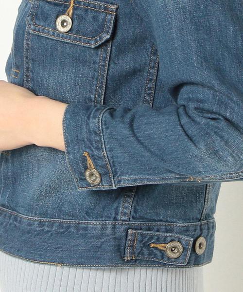 Another Edition（アナザーエディション）の「デニムジャケットセカンド/AEBC DNM G-JK 2ND◆（デニムジャケット・レディース・コバルトブルー・SMALL/MEDIUM）」の7枚目の写真