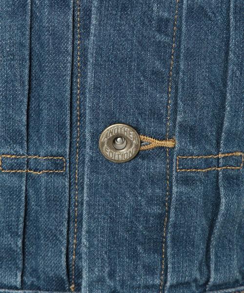 Another Edition（アナザーエディション）の「デニムジャケットセカンド/AEBC DNM G-JK 2ND◆（デニムジャケット・レディース・コバルトブルー・SMALL/MEDIUM）」の10枚目の写真