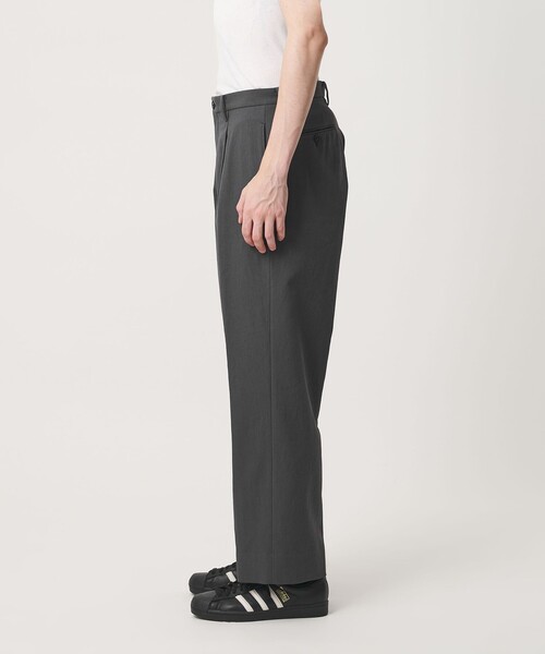 BEAUTY&YOUTH UNITED ARROWS(ビューティーアンドユースユナイテッドアローズ)の「エアロ ツイル 1プリーツ スラックス NO.9(スラックス・メンズ・ブラック/ダークグレー/オリーブ・S/M/XL/L)」の10枚目の写真