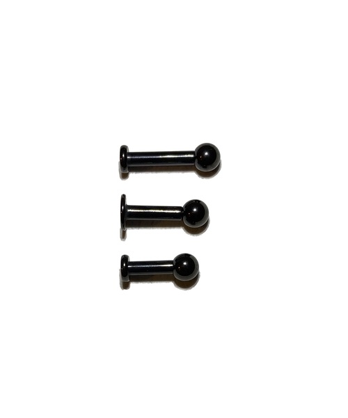 MORPH(モルフ)の「MORPH モルフ ラブレット ボディーピアス 10ゲージ 6mm~12mm(ピアス(片耳用)・レディース・ブラック・12/10/8/6)」の2枚目の写真
