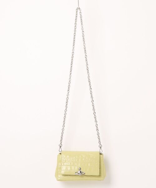 Vivienne Westwood（ヴィヴィアンウエストウッド）の「HAZEL SMALL HANDBAG（ハンドバッグ・レディース・ブラック/グリーン・FREE）」の2枚目の写真