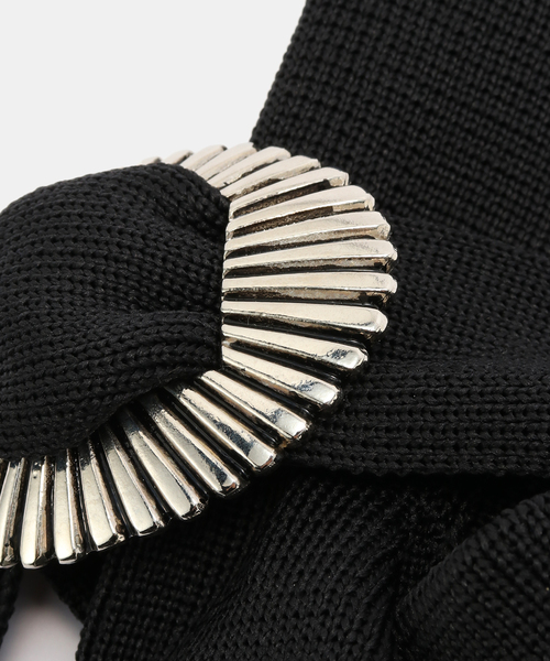TOGA TOO(トーガトゥ)の「TOGA TOO/トーガトゥ Concho knit bag バッグ(ハンドバッグ・レディース・ブラック・FREE)」の8枚目の写真