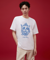 [キスヘリングコレクション] モンスターTシャツ [ホワイト]