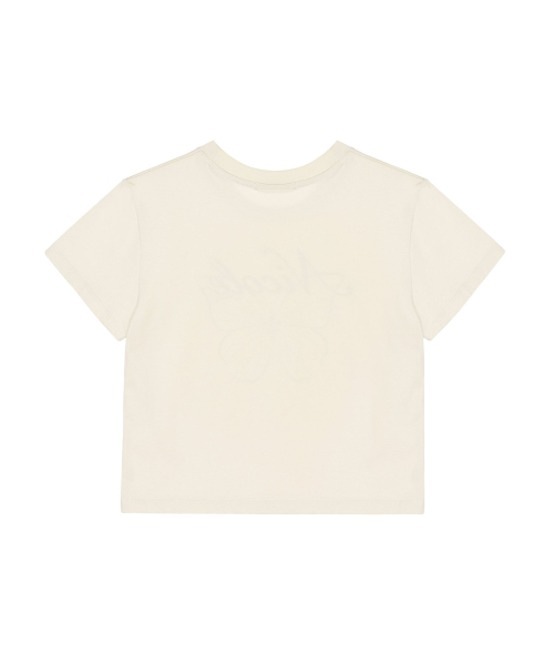 NICK&NICOLE(ニックアンドニコール)の「NICOLE BUTTERFLY CROP TOP_BEIGE(Tシャツ/カットソー・レディース・その他・FREE)」の2枚目の写真