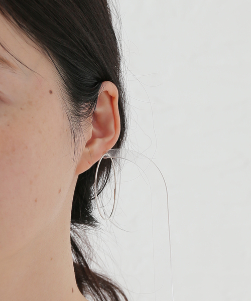 FRAMeWORK（フレームワーク）の「SASKIA DIEZ/サスキア ディツ WIRE EARRINGS NO2（ピアス（両耳用）・レディース・シルバー・FREE）」の7枚目の写真