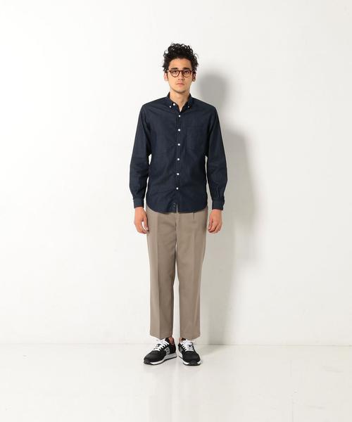 Steven Alan（スティーブンアラン）の「＜Steven Alan＞ COTTON/LYOCELL 1P BAGGY TAPERED/ﾊﾟﾝﾂ◆（その他パンツ・メンズ・ブラック/グレー/ベージュ・LARGE/SMALL/X-LARGE/MEDIUM）」の8枚目の写真