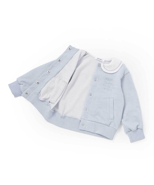 SLAP SLIP(スラップスリップ)の「セーラーカラー刺しゅうジャケット(90~130cm)(その他アウター・キッズ・パープル/ブルー・100cm/130cm/110cm/90cm/120cm)」の15枚目の写真