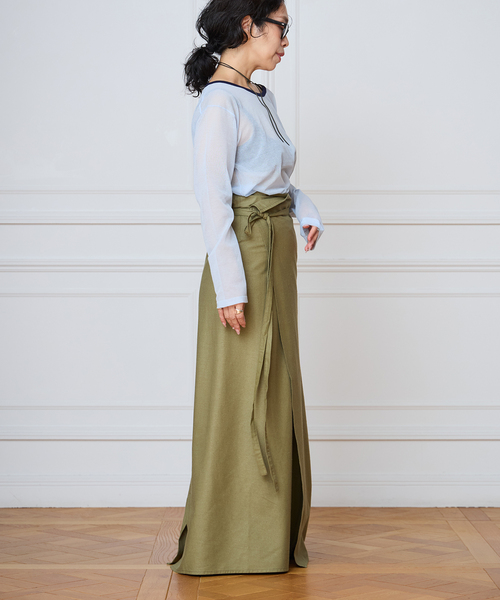 IENA LA BOUCLE(イエナラブークル)の「IENA LA BOUCLE シアーニットプルオーバー(ニット/セーター・レディース・ダークブルー/ブラック系その他・FREE)」の3枚目の写真