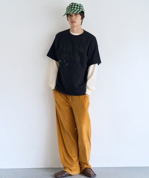 common gull products.(コモンガルプロダクツ)の「片付かないワッフルロンtee(Tシャツ/カットソー・レディース・ラベンダー/アイボリー/オリーブ系/ネイビー・SMALL/MEDIUM/LARGE)」の11枚目の写真