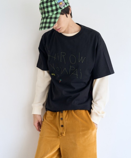 common gull products.(コモンガルプロダクツ)の「片付かないワッフルロンtee(Tシャツ/カットソー・レディース・ラベンダー/アイボリー/オリーブ系/ネイビー・SMALL/MEDIUM/LARGE)」の15枚目の写真