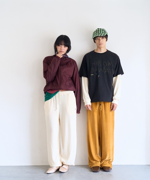 common gull products.(コモンガルプロダクツ)の「片付かないワッフルロンtee(Tシャツ/カットソー・レディース・ラベンダー/アイボリー/オリーブ系/ネイビー・SMALL/MEDIUM/LARGE)」の17枚目の写真
