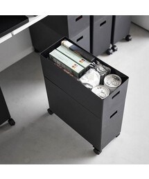 tower（タワー）の「蓋付き収納ボックスワゴン用追加ボックス タワー S（キッチン収納）」