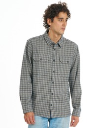 【直営店限定】BILLABONG メンズ OFFSHORE FLANNEL 長袖シャツ 【2026年秋冬モデル】/ビラボン長袖チェックネルシャツ