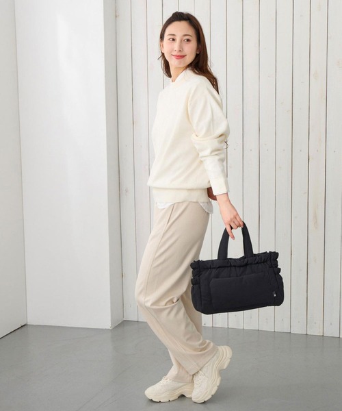 ROOTOTE(ルートート)の「ルートート / トートバッグ 2way ショルダーバッグ A5 軽量 中綿 斜め掛け LT.デリ.メトロパフ-A(ショルダーバッグ・レディース・レッド系その他/グレー/カーキ/ブラック・FREE)」の10枚目の写真