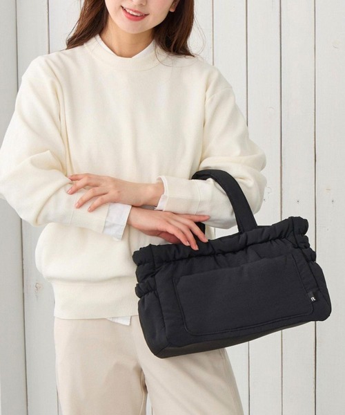 ROOTOTE(ルートート)の「ルートート / トートバッグ 2way ショルダーバッグ A5 軽量 中綿 斜め掛け LT.デリ.メトロパフ-A(ショルダーバッグ・レディース・レッド系その他/グレー/カーキ/ブラック・FREE)」の12枚目の写真