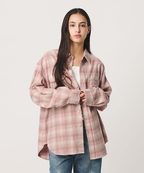 PENDLETON(ペンドルトン)の「<PENDLETON × CGS.>チェック シャツ(シャツ/ブラウス・メンズ・ライトピンク/ベージュ/ダークグレー・S/M/L/XL)」の3枚目の写真