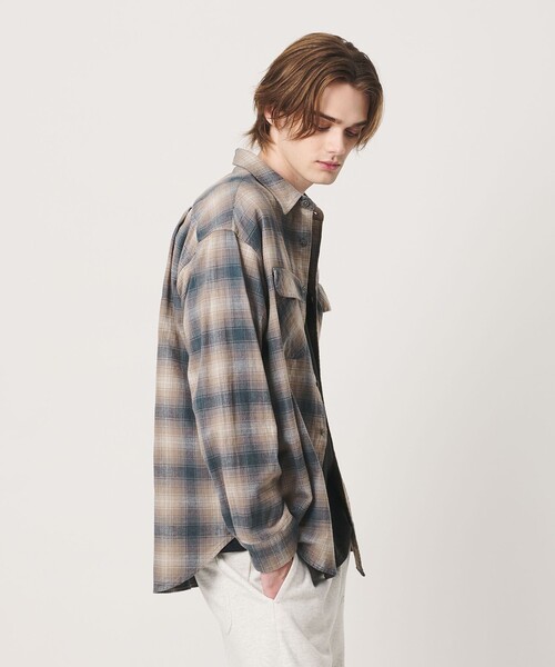 PENDLETON(ペンドルトン)の「<PENDLETON × CGS.>チェック シャツ(シャツ/ブラウス・メンズ・ライトピンク/ベージュ/ダークグレー・S/M/L/XL)」の17枚目の写真