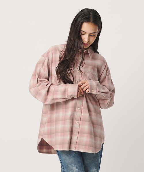 PENDLETON(ペンドルトン)の「<PENDLETON × CGS.>チェック シャツ(シャツ/ブラウス・メンズ・ライトピンク/ベージュ/ダークグレー・S/M/L/XL)」の9枚目の写真