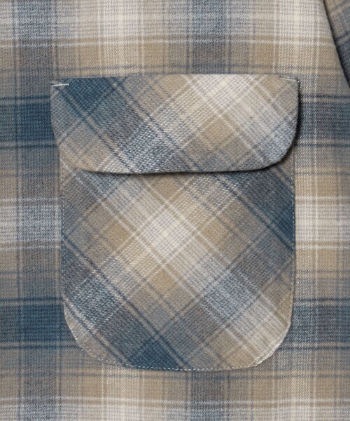 PENDLETON(ペンドルトン)の「<PENDLETON × CGS.>チェック シャツ(シャツ/ブラウス・メンズ・ライトピンク/ベージュ/ダークグレー・S/M/L/XL)」の4枚目の写真