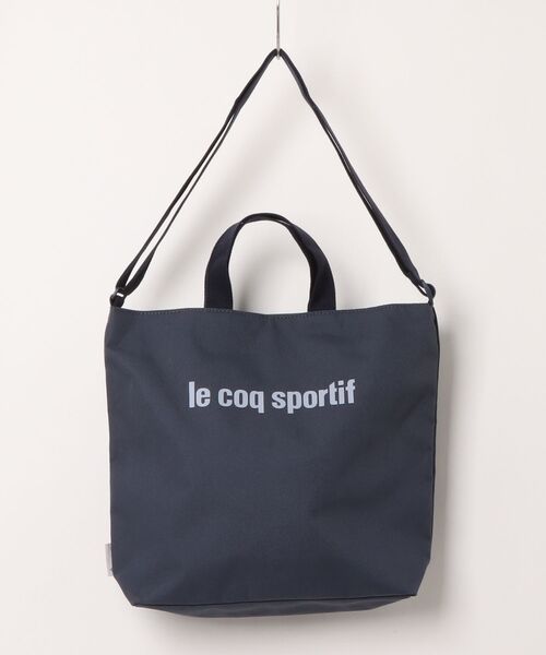 le coq sportif（ルコックスポルティフ）の「le coq sportif トートバッグ 65884（トートバッグ・レディース・ブラック/ネイビー系/ピンク系/アイボリー/ベージュ系・FREE）」の4枚目の写真