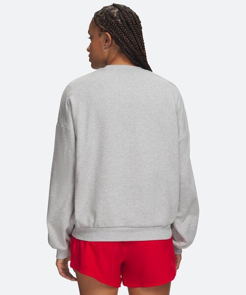 UNDER ARMOUR（アンダーアーマー）の「UAアイコンフリース クルー（ライフスタイル/レディース）（スウェット・レディース・グレー・S/L/XL/M）」の2枚目の写真
