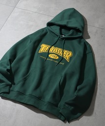 【THRASHER/スラッシャー】裏起毛 ロゴデザイン サガラ刺繍 プルオーバーパーカー
