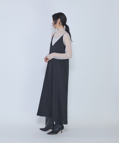 1er Arrondissement(プルミエアロンディスモン)の「シアーハイネックカットソー(Tシャツ/カットソー・レディース・ブラック/オフホワイト・FREE)」の10枚目の写真