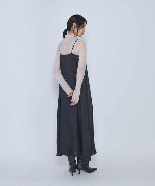 1er Arrondissement(プルミエアロンディスモン)の「シアーハイネックカットソー(Tシャツ/カットソー・レディース・ブラック/オフホワイト・FREE)」の12枚目の写真
