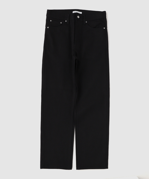 NO MAINTENANCE(ノーメンテナンス)の「NO MAINTENANCE / ノーメンテナンス 202XX SLIM STRAIGHT DENIM(デニムパンツ・メンズ・ブラック・32)」の1枚目の写真