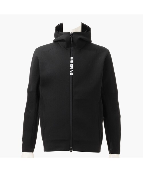 BRIEFING(ブリーフィング)の「【BRIEFING GOLF/ブリーフィングゴルフ】MEN'S DOUBLE JQ KNIT PARKA(ブルゾン・メンズ・ホワイト/ブラック/ブラウン系その他6・L/M)」の2枚目の写真