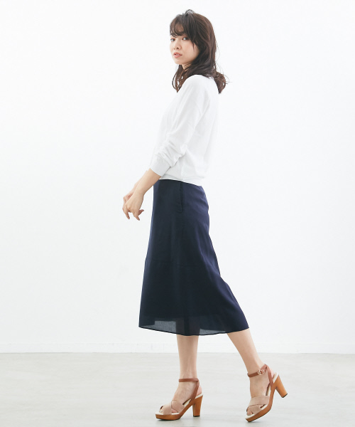 Abahouse Devinette（ドゥヴィネット）の「コットンベーシックカーディガン（カーディガン/ボレロ・レディース・マルチ/オレンジ/ネイビー/ホワイト/オフホワイト・FREE）」の11枚目の写真