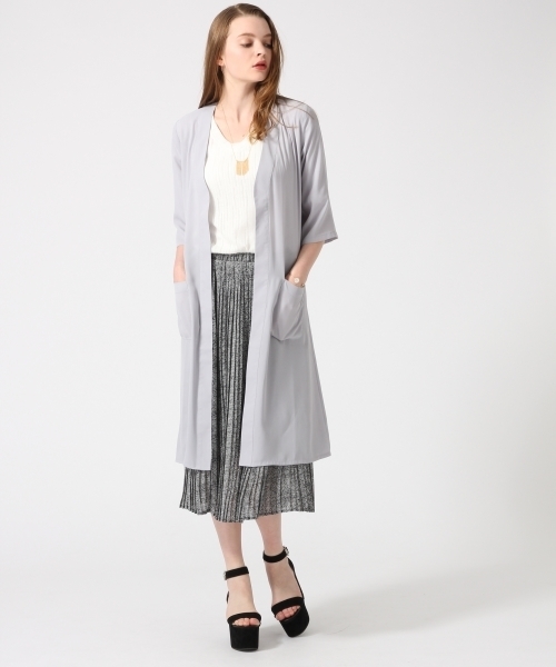 HARE（ハレ）の「スカシアミニットソー7分袖(HARE)（Tシャツ/カットソー・レディース・ライトピンク/オフホワイト・FREE）」の3枚目の写真