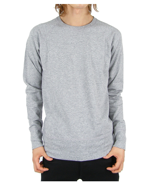 SHIPS（シップス）の「FRENCH TERRY CREW/NECK L/S（スウェット・メンズ・ホワイト/グレー/ブラック・SMALL/MEDIUM/LARGE/X-LARGE）」の5枚目の写真