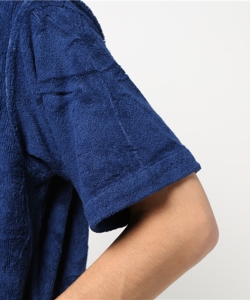 ALDIES（アールディーズ）の「Chill Out Pile Shirt 半袖 パイルシャツ（シャツ/ブラウス・メンズ・パープル系その他/ブラック系その他/ネイビー/グリーン・SMALL/LARGE/MEDIUM）」の9枚目の写真