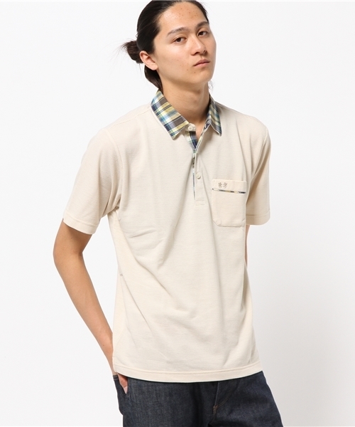 McGREGOR（マックレガー）の「吸水速乾チェック衿ポロシャツ（ポロシャツ・メンズ・アイボリー/ブルー/ネイビー・L/M/LL）」の13枚目の写真